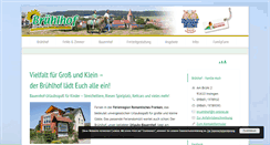 Desktop Screenshot of gaestehaus-bruehlhof.de